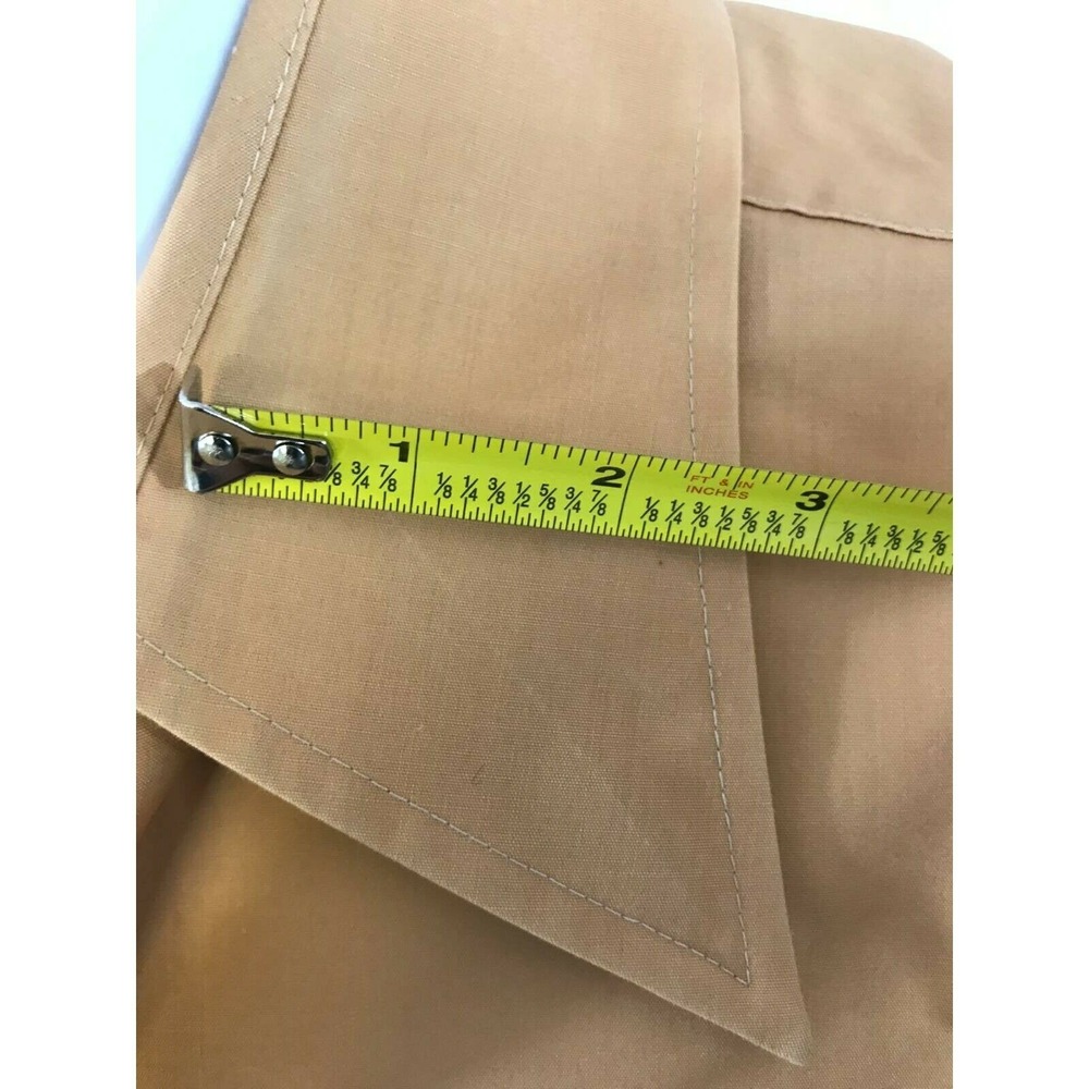 1970's Vintage Marlboro Mens Button Front Shirt Brown‎ Short Sleeve Pocket M - Picture 7 of 12